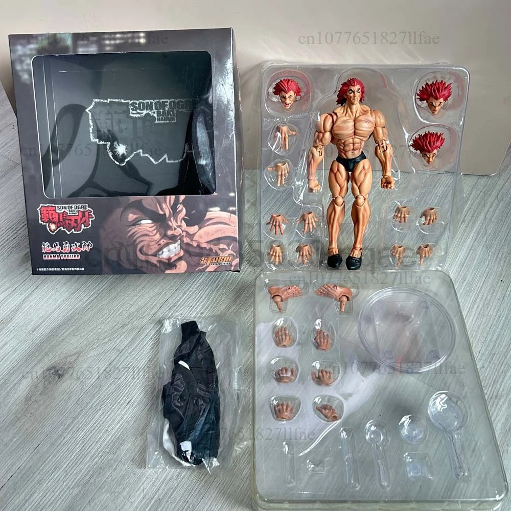 STORM TOYS Hanma Yuujiro Yujiro Hanma Baki Super-movable BAKI Multi-headed Action Figure Model Toys Joint Movable New Year Gift