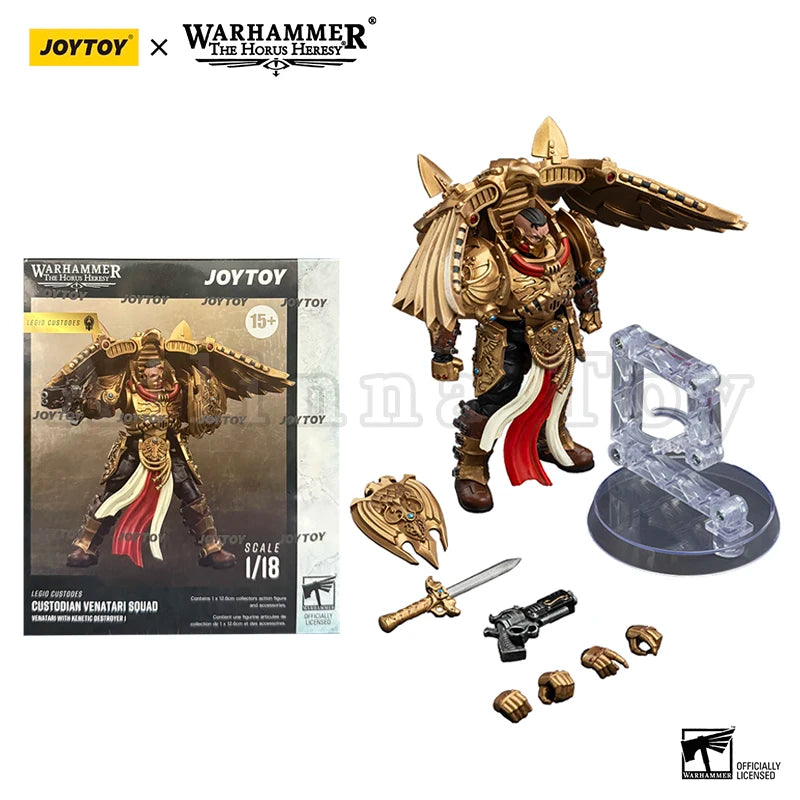 JOYTOY 1/18 Action Figure 40K The Horus Heresy Legio Custodes Adeptus Custodes Figures Achillus Dreadnought Anime Military Model