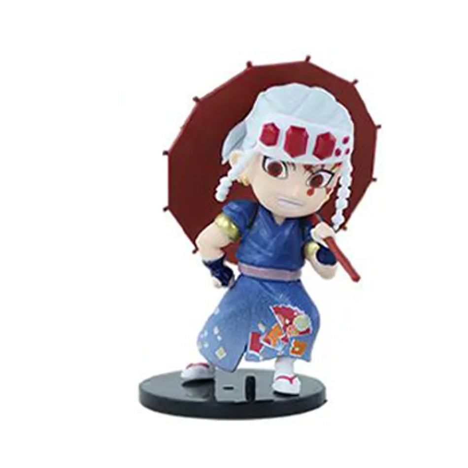 Demon Slayer Plum Rain Series Blind Box Nezuko Tanjiro Q Version PVC Figures Mystery Pack Birthday Christmas Gift