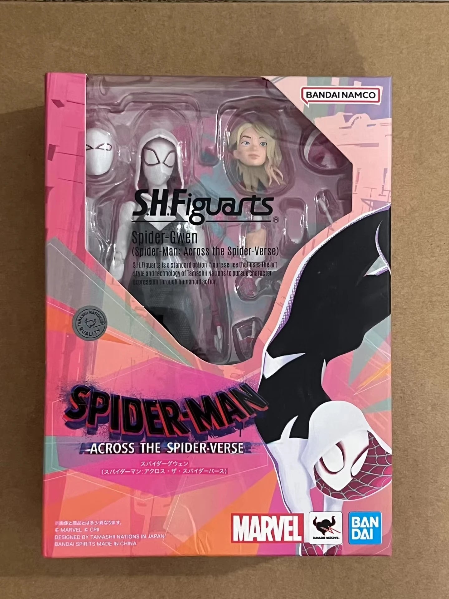 Original Brand New Bandai Banpresto Spider-Man Across The Spider Verse S H Figuarts Spider Gwen Miles Morales Spider Punk Toy