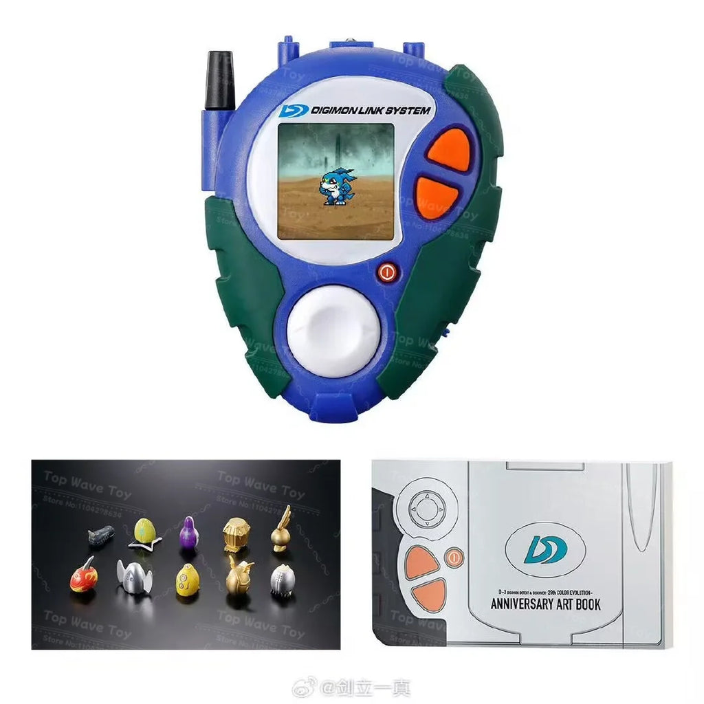 Bandai 2026 Original Digimon Adventure 02 Figure Monster Scsa D3 Scsa Gold Machine V-Mon Wormmon Animation Digivice Model Toys