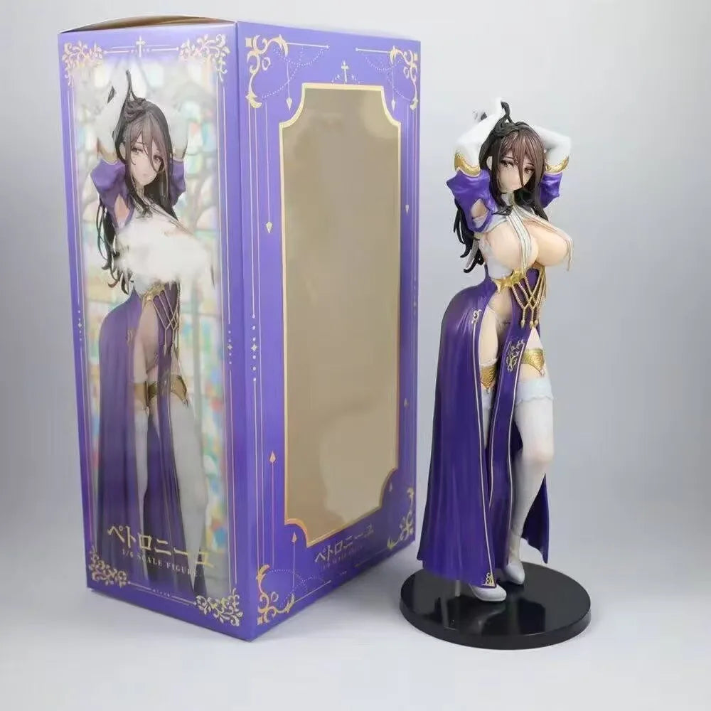 Vibrastar rokuku Figure Holy treatment sister petronille Nun Anime Girl PVC Action Figure Toy Statue Adult Collection Model Doll
