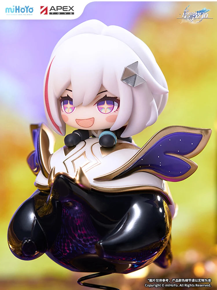 Official Honkai：Star Rail Topaz & Numby Q-Version Figure Game Peripheral Happy Shake Toy Cartoon Desktop Ornament Birthday Gift