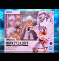 Original Bandai Sh Figuarts SHF ONE PIECE Monkey.D.Luffy Gear5 Future Island Egghead Action Figures Anime Model Toys Collection