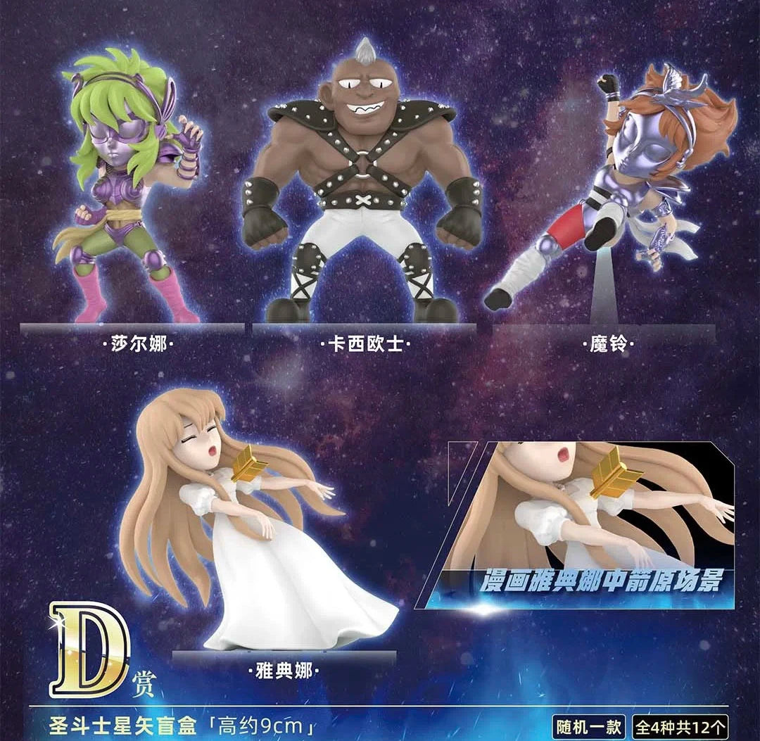 Genuine Bandai Saint Cloth Museum 12 Gold Saint Seiya All Series Art Statue Set Sculpture Limited Edition Anime Figurine Gift