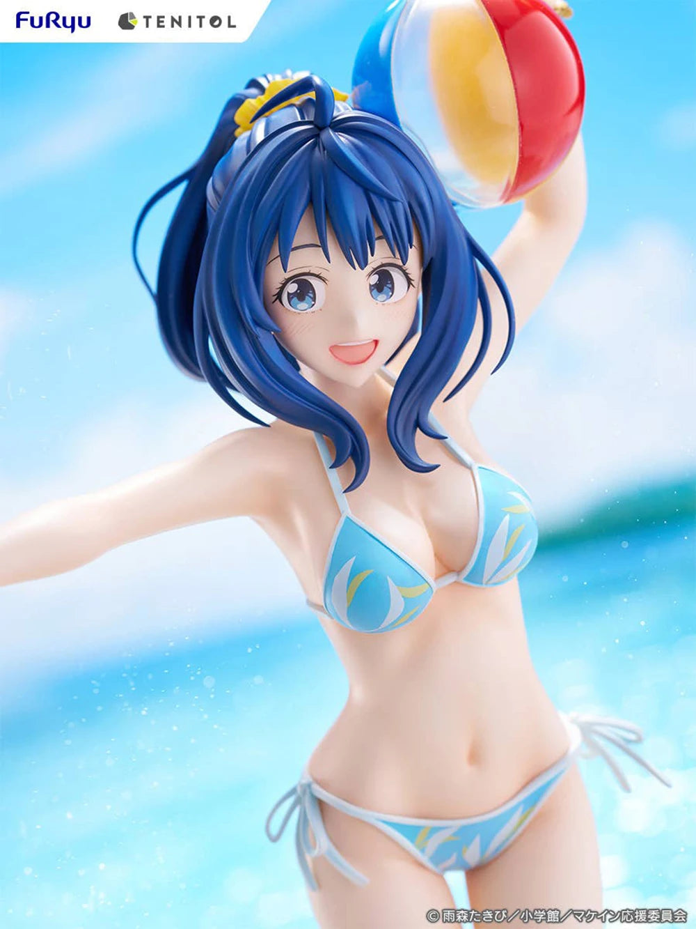 In Stock Original Furyu Tenitol Makeine: Too Many Losing Heroines! Yanami Anna Kawaii Anime Swimming Suit Gilrs Figures Model