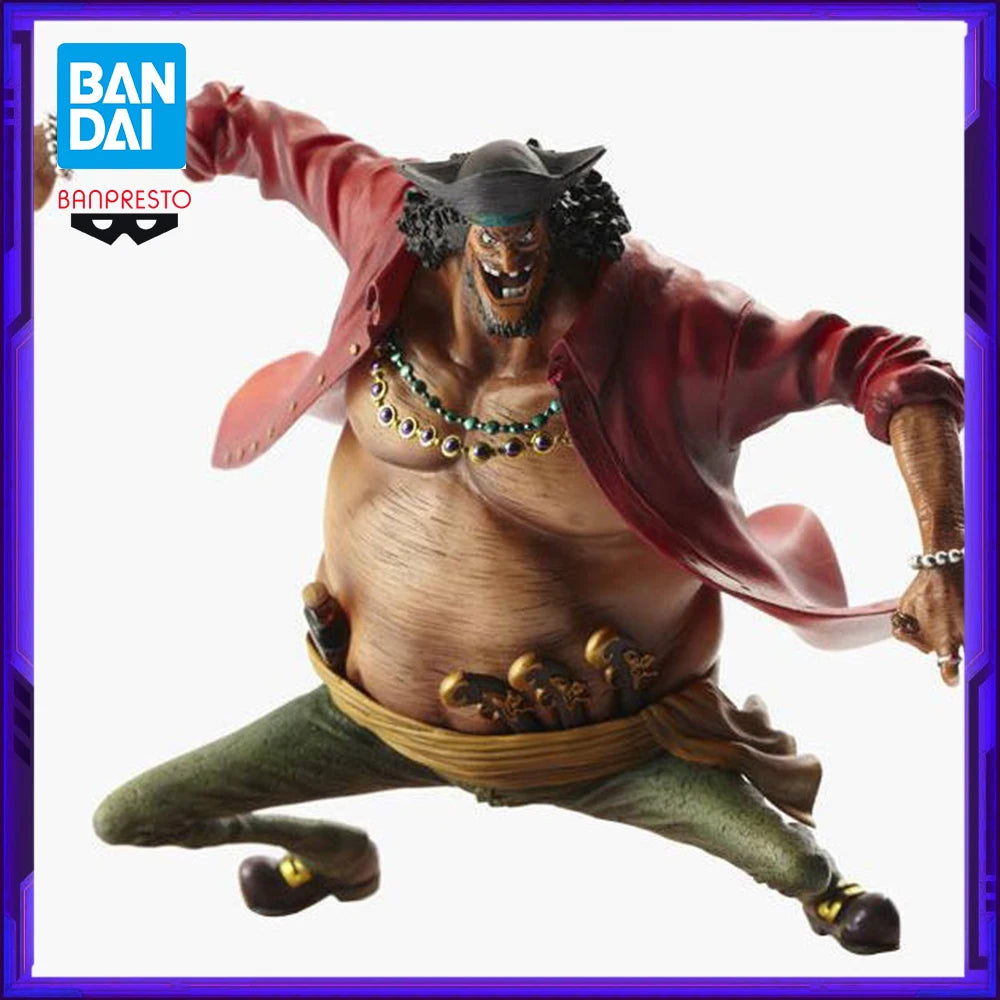 In Stock Bandai Original Banpresto ONE PIECE SC Marshall·D·Teach Anime Action Figure Model Figures Toys