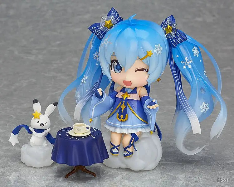 In Stock  GSC NENDORON 701 VOCALOID Hatsune Miku Yuki Hatsune 2017 Action figures Anime  Model Toys Gifts
