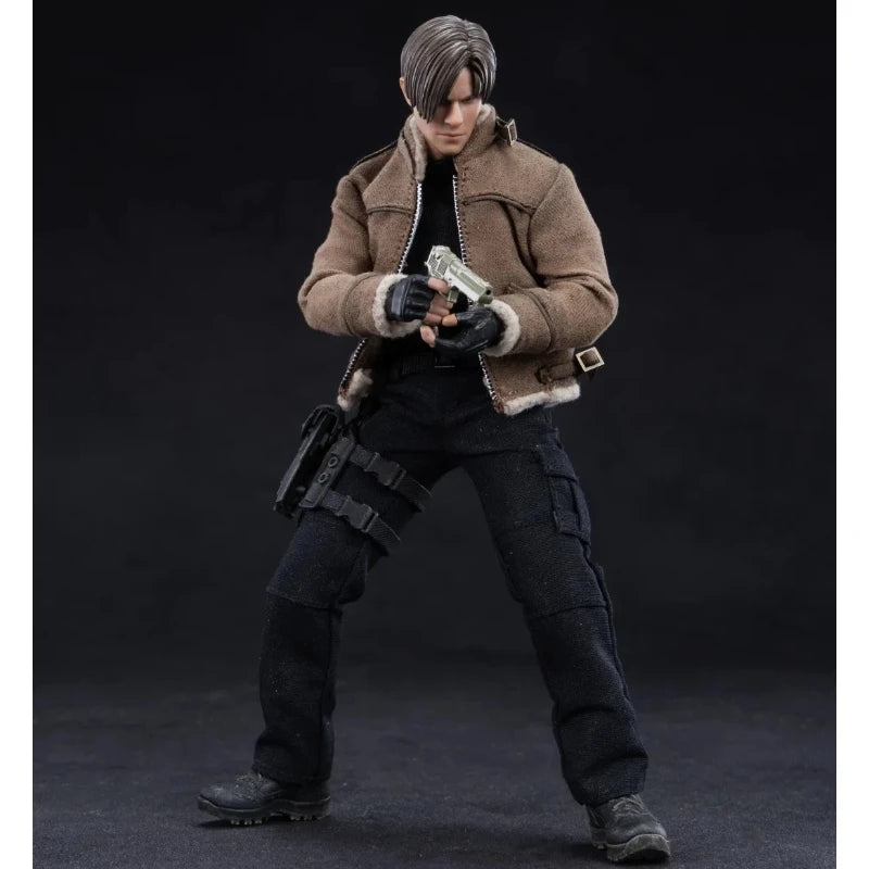 Biohazard Leon S. Kennedy Leon The Cleaner 1/12 Scale Action Figure Desktop Decoration Birthday Gift Model  Gift Fans