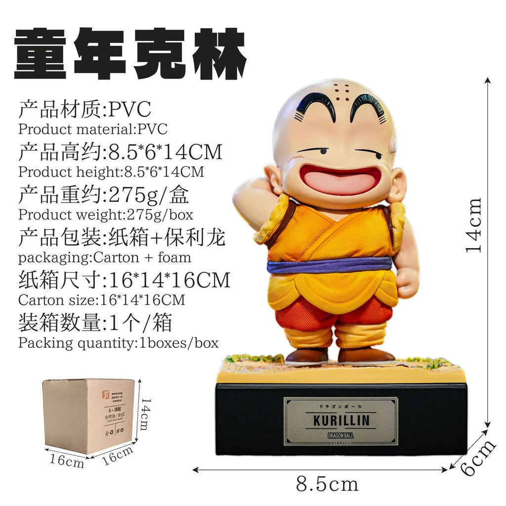 JT Statue Anime Dragon Ball Series Super Saiyan Goku Klin Trunks Figures Pvc Statue Collection Model Room Decoration Gift Toy