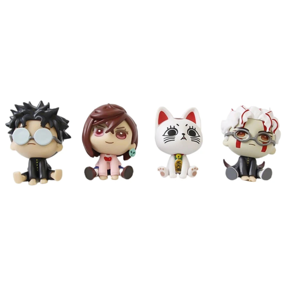 6cm 4Pcs Set Anime DAN DA DAN Ayase Momo Takakura Ken Action Model Pvc Toy Collection Desktop Accessories Gift