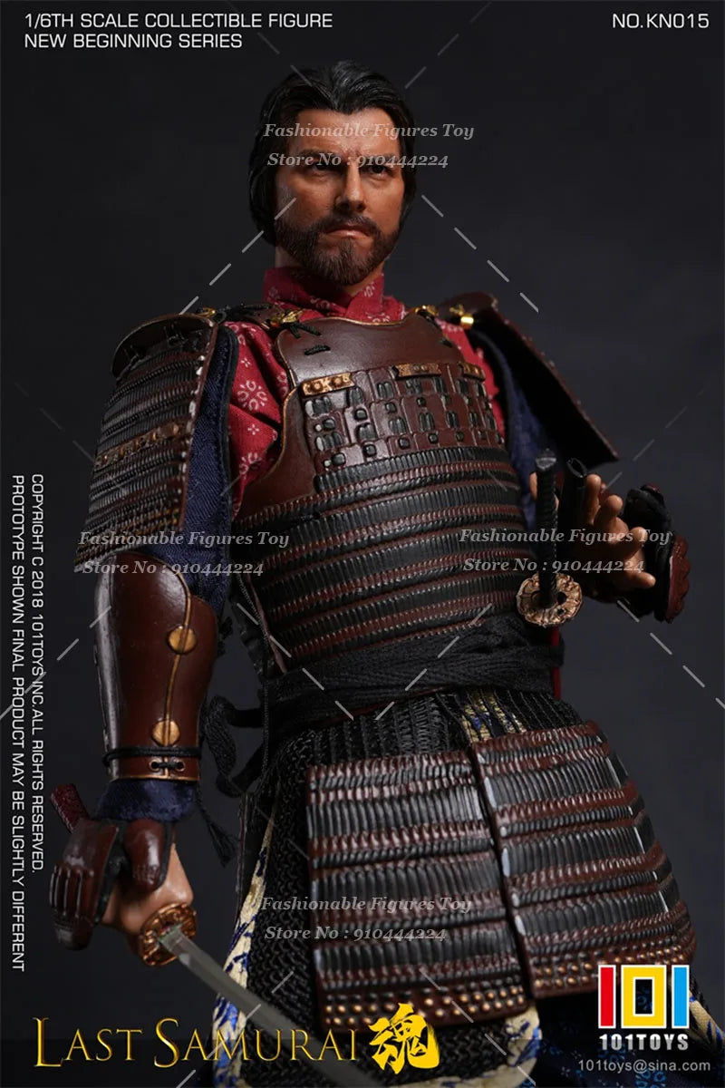101TOYS KN015 -KN019 1/6 Men Soldier The Last Samurai Tom Warrior 12Inch Action Figure Model Toys Best Fans Collection Dolls
