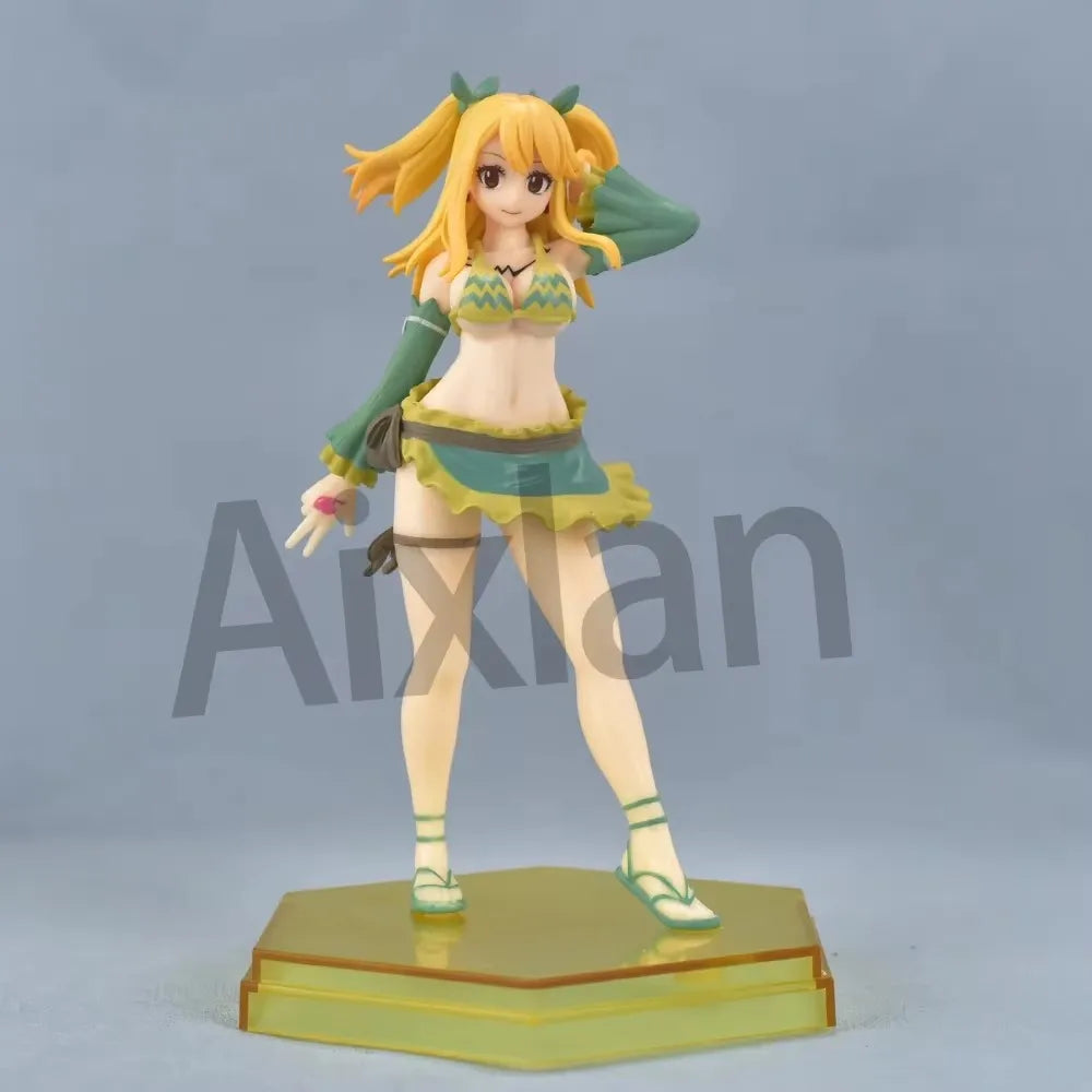 Aixlan Erza Scarlet Figur, 19 cm, Dämonenklinge, Rot, Sakura, keine PVC-Actionfigur, Amin, Geburtstagsgeschenk, Sammlerfigur