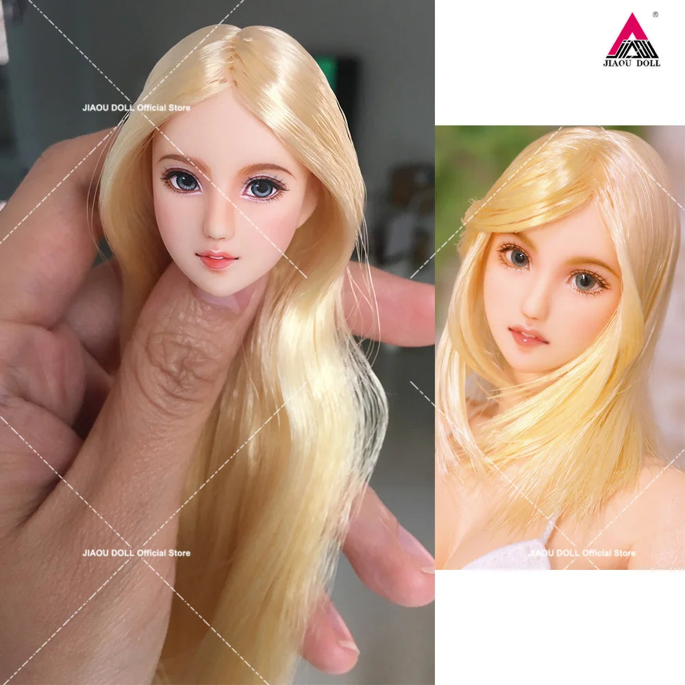 Customized Obitsu 1/6 Scale Beauty Gir Head Sculpt Fit 12'' Female Soldier PH UD LD Action Figure Body Dolls Toy