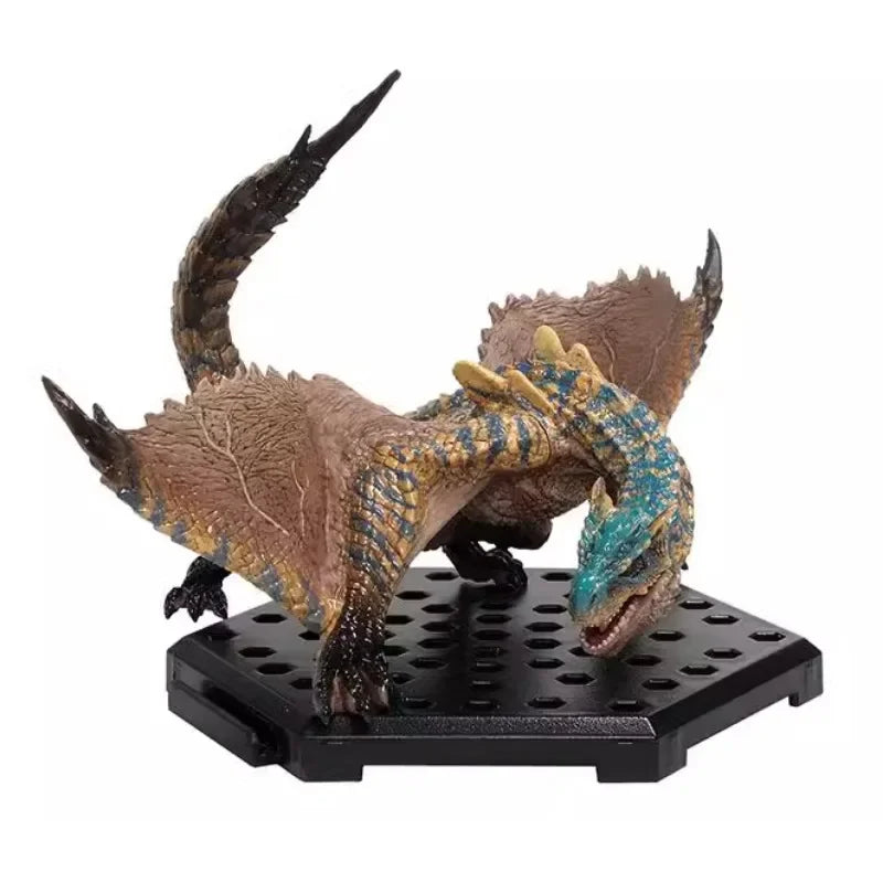 Monster Hunter World Iceborne Action Figure PVC Model, Nergigante Tigrex Basarios Dragon Collectible Decoration Toy for Adults