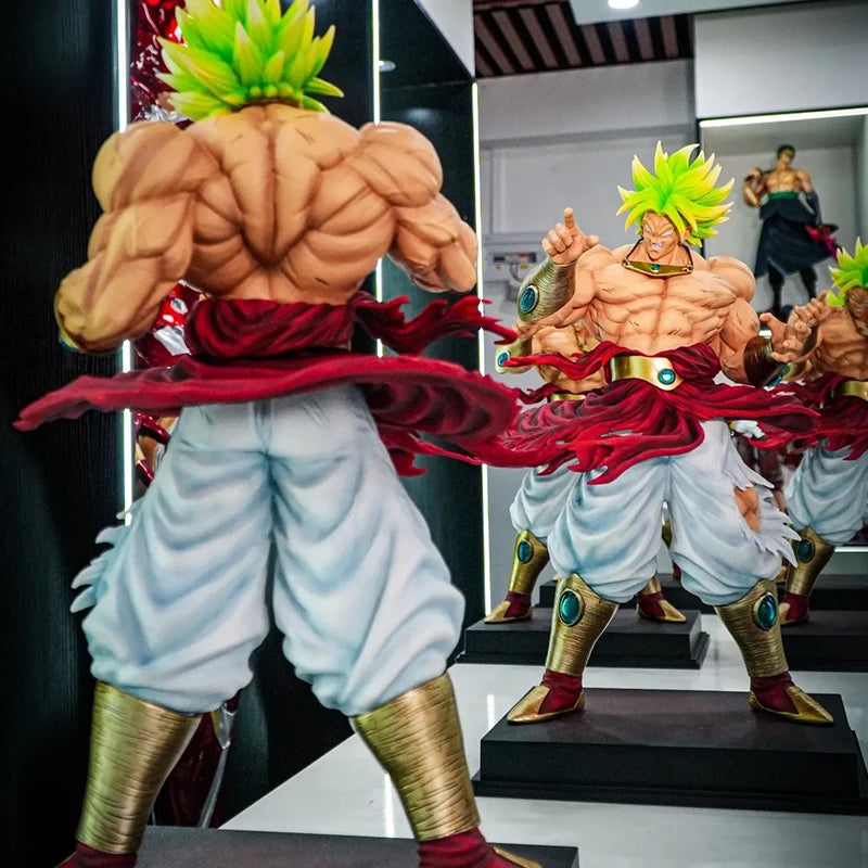JT Toys Dragon Ball Figures Broly Figurine Super Saiyan Broli Figures Desktop Decoration Statue Collection Pvc Model Gift