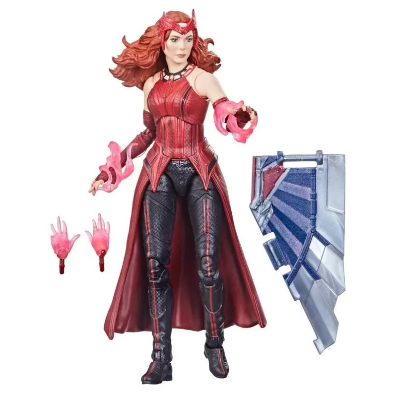 Original Hasbro Marvel Legends Series SCARLET WITCH Anime Figure Collection Model Toy