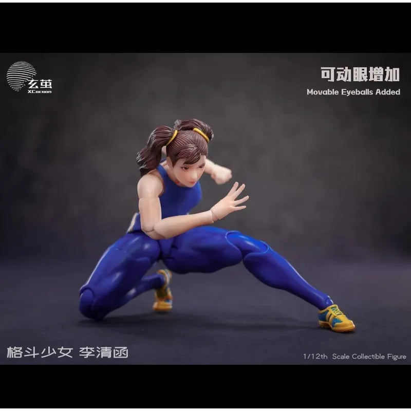 Xuan Cocoon Studio Original 1/12 Scale Street Fighter Series Fighting Girl Chun-Li Anime Action Figure Collectible Model Toys