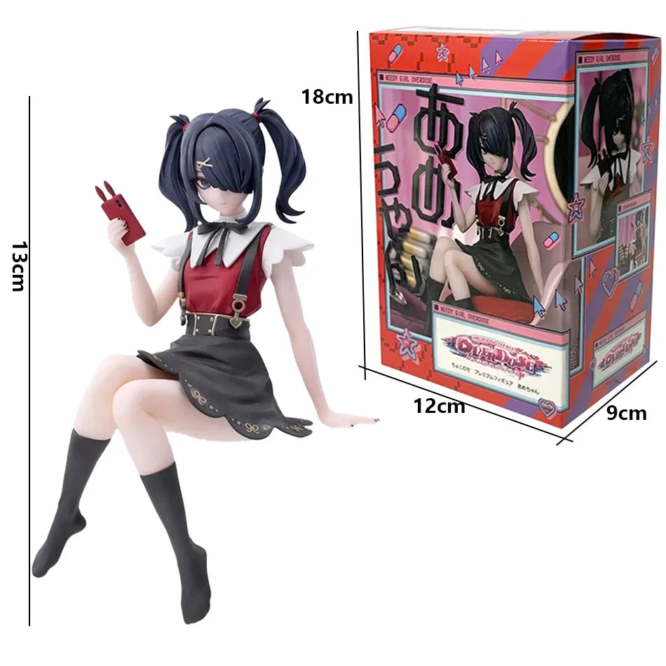 NEEDY STREAMER OVERLOAD OMGkawaiiAngel chan Anime Girl Figure Ame-chan Action Figure Super Ten-Chan Figures Model Doll Toy Gifts