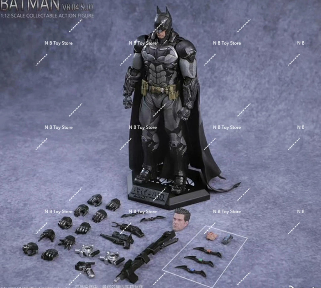 Original Lpzz Toys Arkham Knight Figure V8.04 Suit Batman 002 Deathstroke  Multiverse Superman Action Figures Model Custom Toy