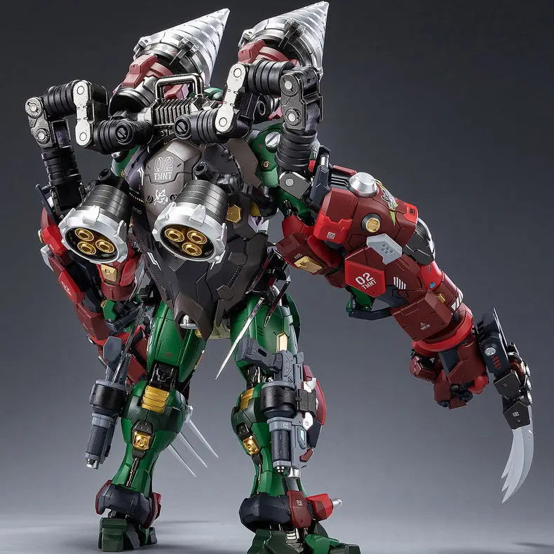 Presell Teenage Mutant Ninja Turtles Raphael Hb0013 Mecha Alloy Model Electric Gatling Collection Toy Give Boyfriend Gift