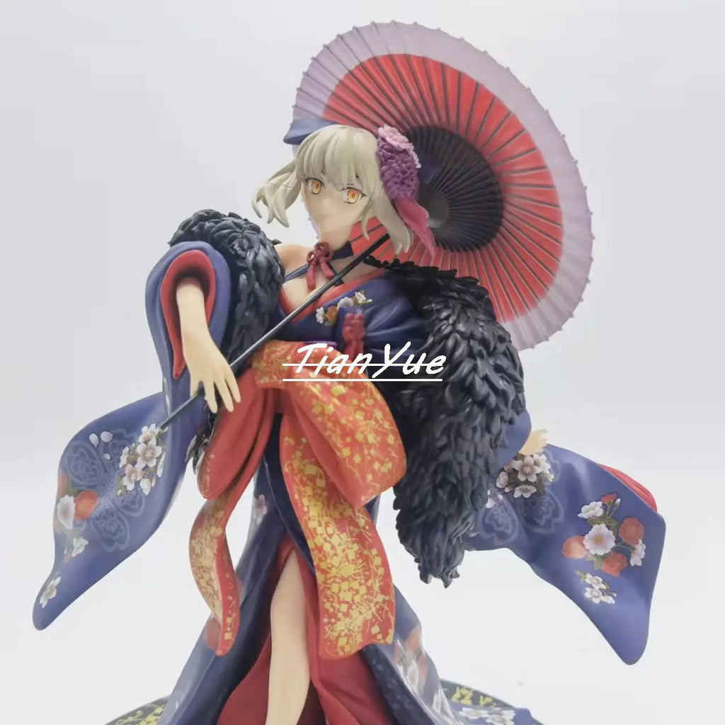 Anime ALTER Fate Stay Night Saber Oiran Kimono Ver. PVC Action Figure Toys 27cm