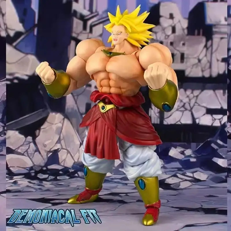 AAS Demoniacal Fit Dragon Ball Anime Figur Saiyajin Broly Actionfigur PVC Statue Sammlermodell Schreibtischdekoration Spielzeug Geschenk