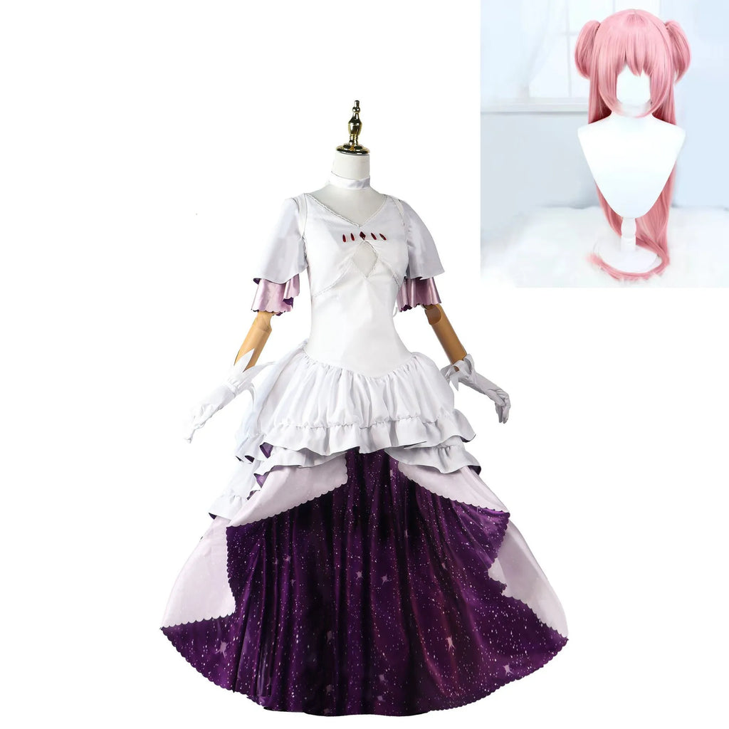 Anime Puella Magi Madoka Magica Figure Kaname Madoka Cosplay Costume Women Girl Arutimetto Madoka Cos Halloween Party Gifts