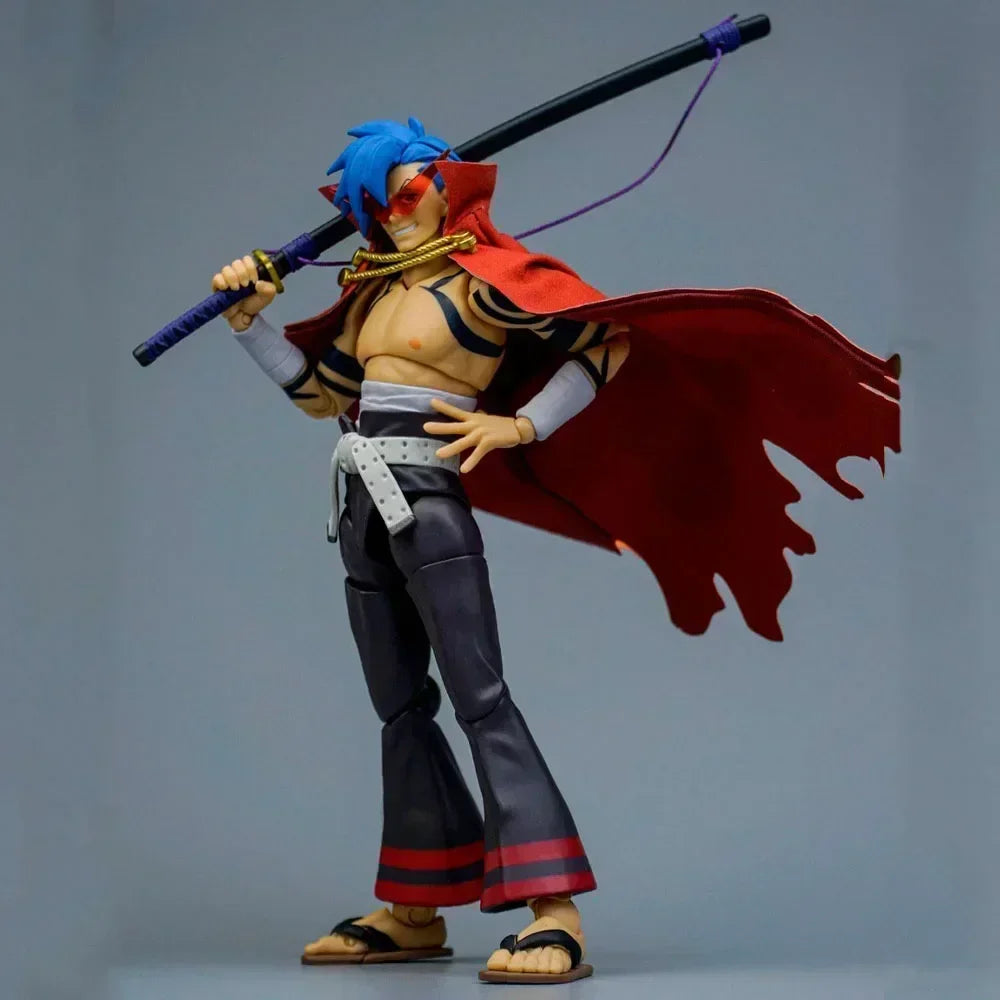 ANIPLEX Original BUZZmod Kamina  Action Figure Anime Tengen Toppa Gurren-Lagann Character Model Toy Gift Collection