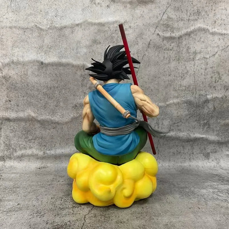 Dragon Ball Z Anime Figure Son Goku with Somersault Cloud Action Figures Detachable Gk Statue Collection Model Dolls Kids Toys
