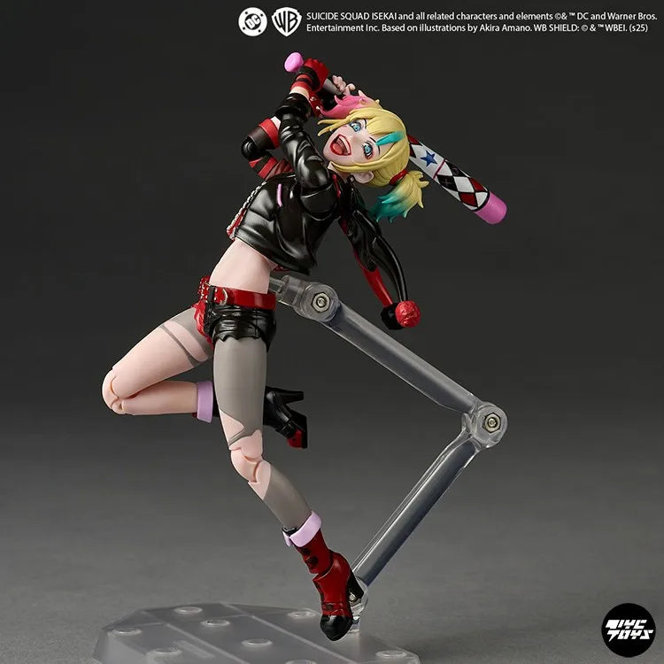 KAIYODO Amazing Yamaguchi Revoltech Harley Quinn Suicide Squad from Another World Action Figure Toy Model Gift