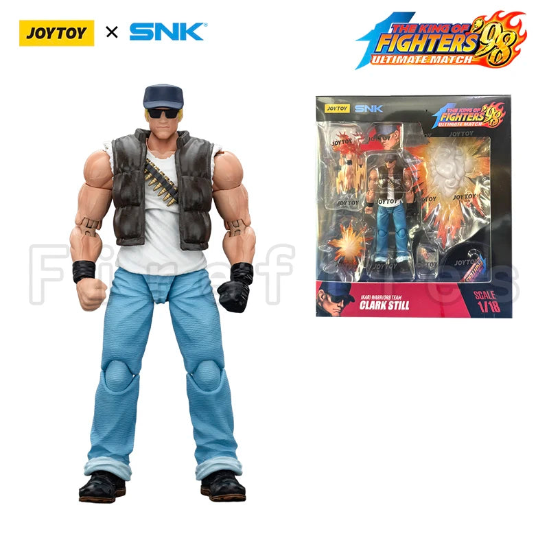 1/18 JOYTOY Action Figure SNK KOF'98UM Ikari Warriors Team Anime Model Toy