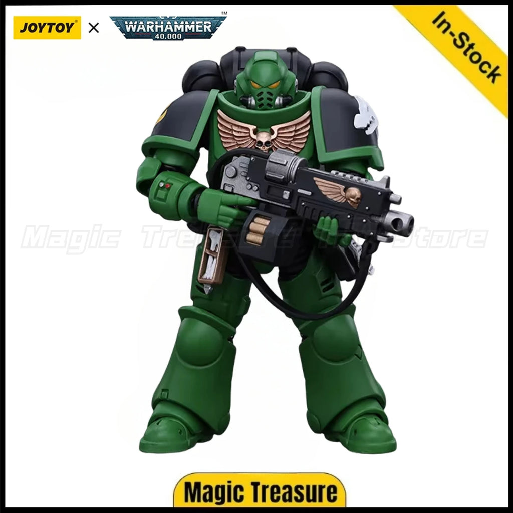 【In Stock】JOYTOY Warhammer 40K Salamanders Intercessors Brother Haecule Anime Figures Toys Collection Model 1/18 Action Figure