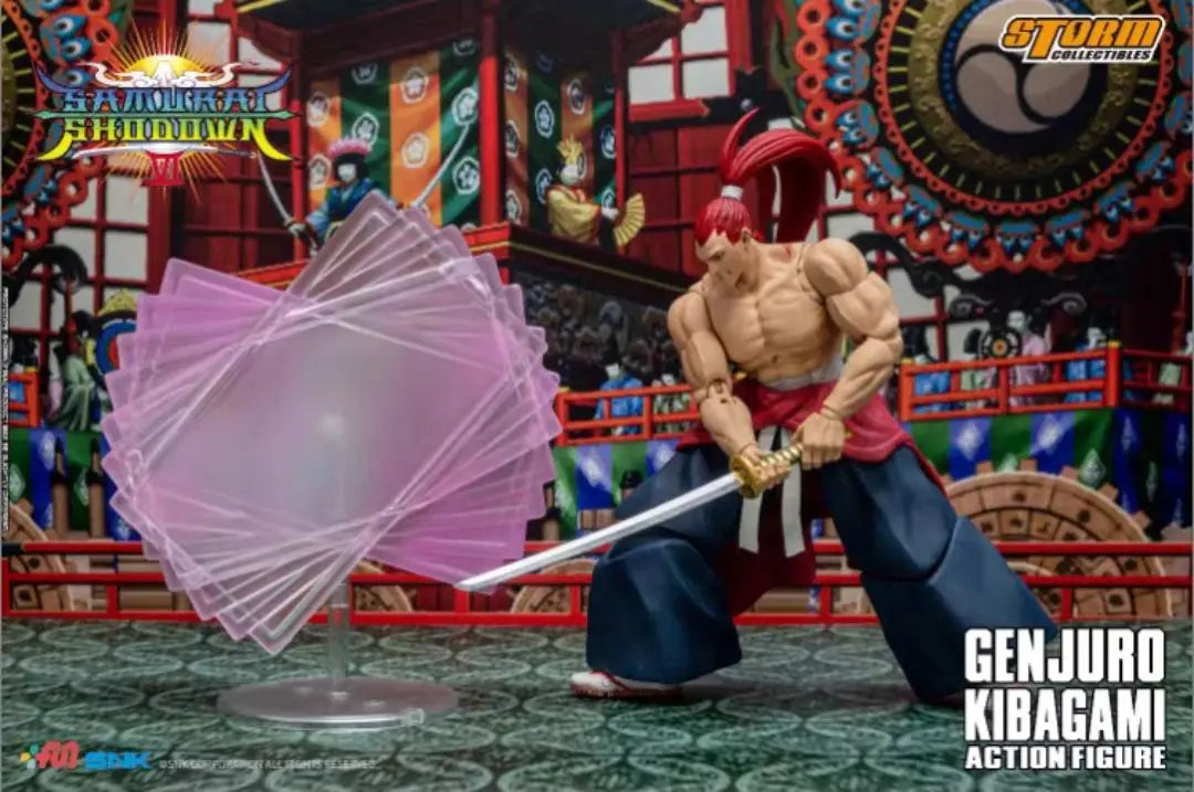 In-stock Storm Toys Samurai Shodown Gaoh Genjuro 1/12 Action Figure Model Collectible Gift