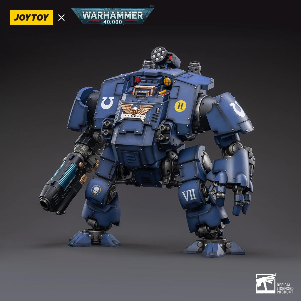 JOYTOY Warhammer 40K 1/18 UItramarines Redemptor Dreadnought Brother Dreadnought Tyleas Action Figure Model Toys For Collection