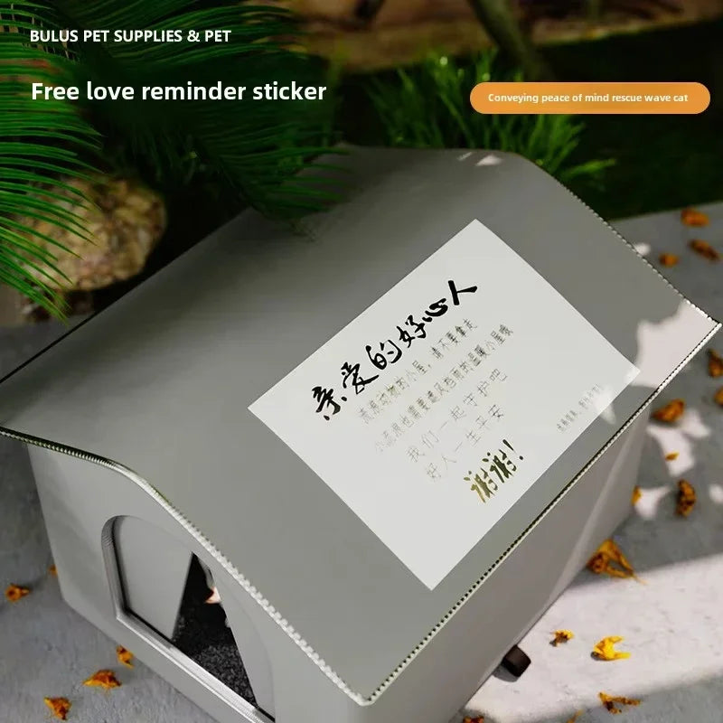 Cat House Waterproof Outdoor Winter Warm Pet Cave Sleeping Beds Tent Foldable Small Dog Puppy Supplies Universal Four Seasons