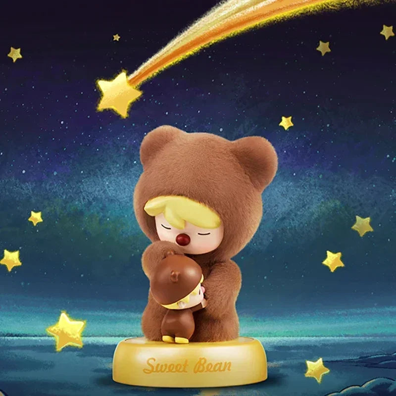 POP MART Sweet Bean I Want a Hug-Serie Blindbox-Spielzeug Kawaii Anime-Actionfigur Überraschungs-Mystery-Box Puppen Mädchengeschenk