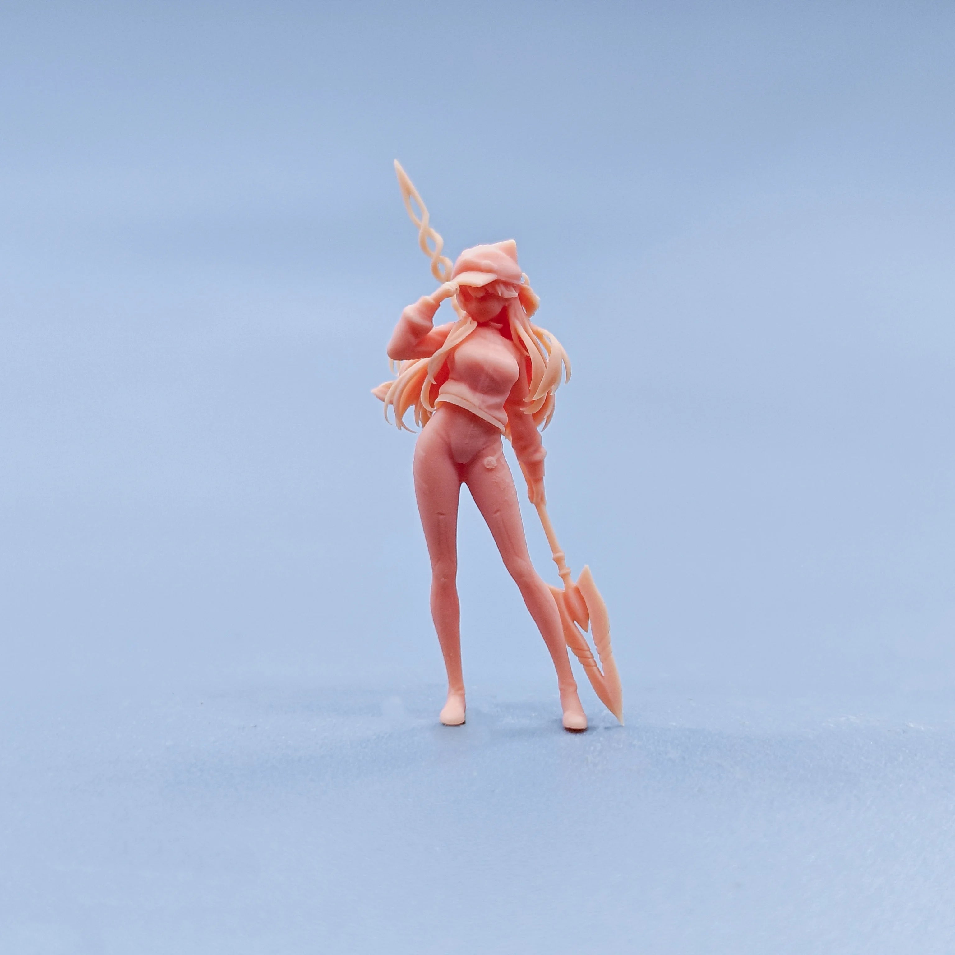 1/64 Figurines Scale Model Resin Gospel Warrior Asuka Uncolored Miniatures Diorama Hand-painted D634