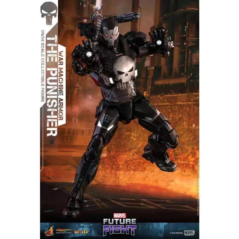 Original Hot Toys VGM33D28 Marvel Future Fight The Punisher War Machine Armor Anime Figure Collection Toys Models
