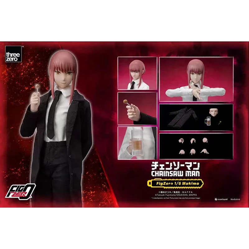 Orignal 3A Threezero FigZero 1/6 Chainsaw Man Denji Makima Aki Hayakawa Power In Stock Anime Collection Figures Model Toys ﻿
