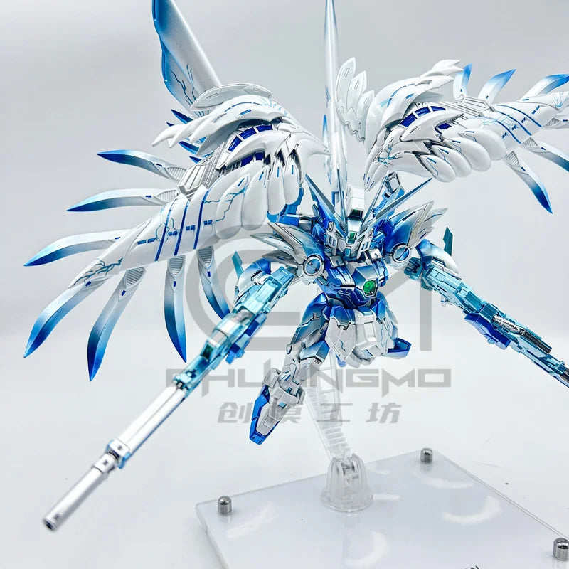 MGSD Wing Zero - Glacier Blue Limited Edition Mech Assembly Model Kit Action Figures Ornamental Boys' Puzzle Toys Collectible