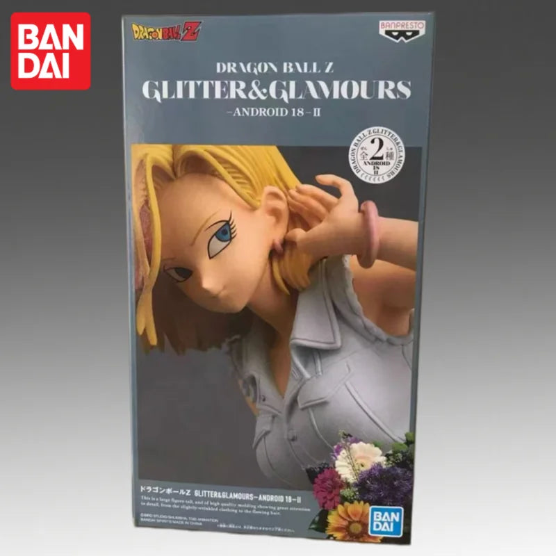 In Stock Bandai Original Banpresto Dragon Ball Android 18 Action Figure Model Doll Brand New Boxed Garage Ornaments Collectible