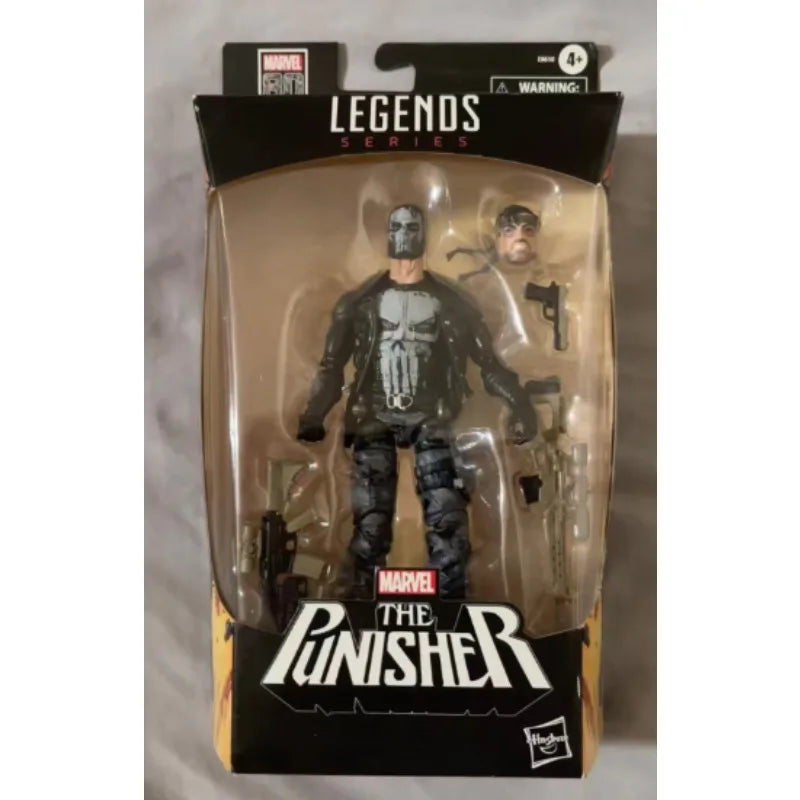 Original Hasbro Marvel Legends Series The PUNISHER Anime Figure Toy Collection Gift
