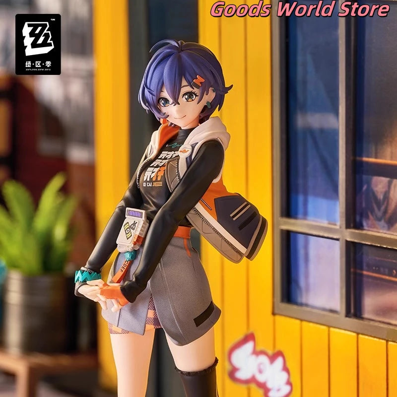 In stock Wise Belle figurine Model ornament Mihoyo ZZZ Zenless Zone Zero Belle Cosplay Costume Anime Game Model Halloween Gift