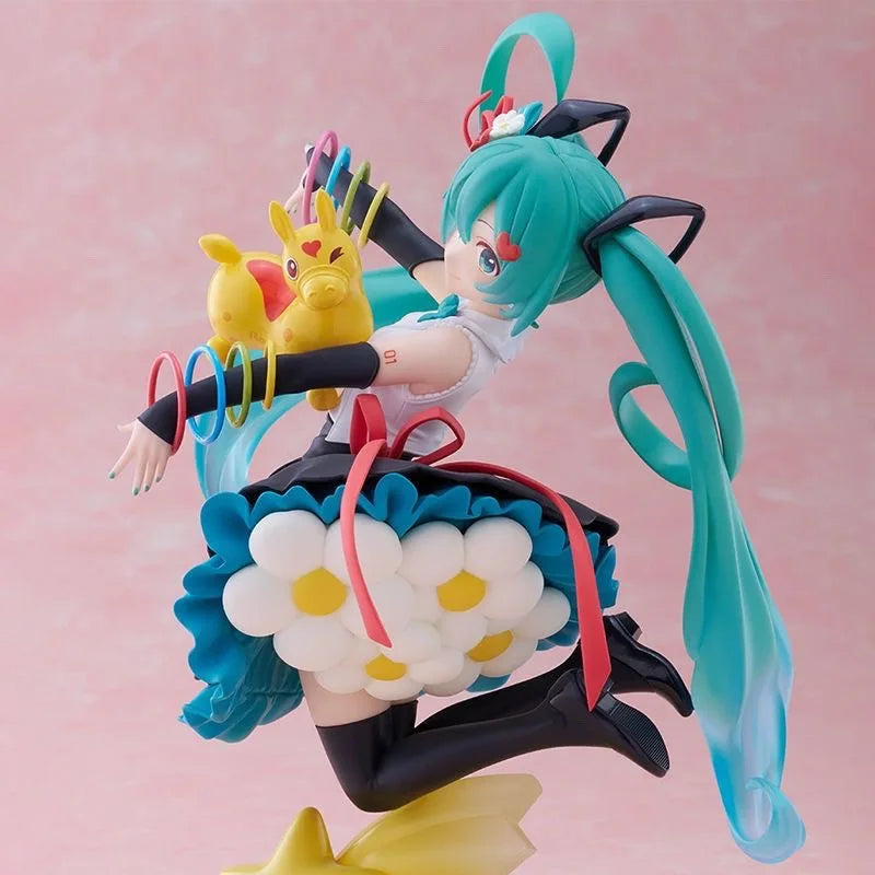 100% Official Genuine TAITO AMP+Hatsune Miku✕Rody 39 Anniversary Ver. Action Figures Anime Statue Model Girls Toys Collections