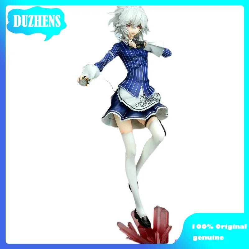 100% Original:Touhou Project Izayoi Sakuya 23cm PVC Action Figure Anime Figure Model Toys Figure Collection Doll Gift