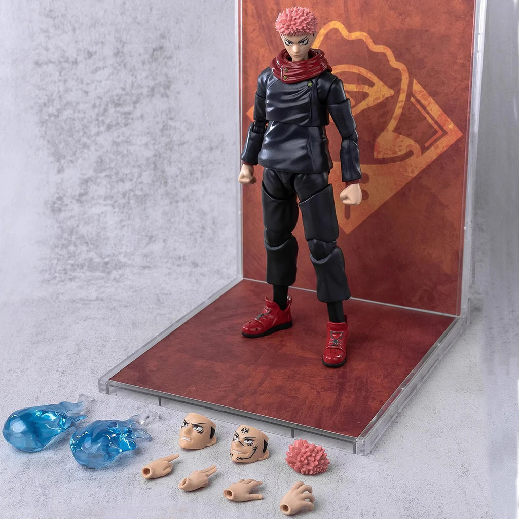 18CM Anime Figure JJK Itadori Yuji and Finger of Ryomen Sukuna Collection Model Action Figure Halloween props for Children Gifts