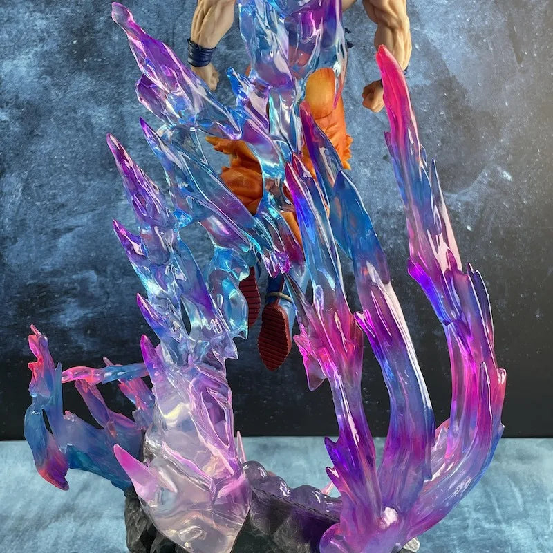 Dragon Ball Anime-Figur 25 cm Son Goku Ultra Instinct Super Saiyan Figur Statue PVC Statue Modell Ornament Sammlerstück Spielzeug Geschenk