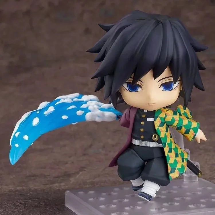 Anime Demon Slayer Kimetsu No Yaiba Tomioka Giyuu Battle Ver. PVC Action Figure Game Statue Collectible Model Kids Toys Doll