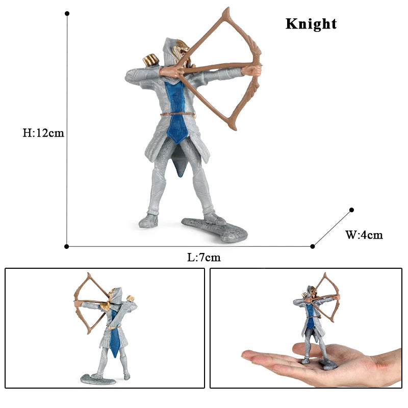 Oenux Gryphon Riders Griffon Knight Crossbowmen Berserkers Action Figures Soldiers Model PVC Collection Miniature Game Kids Toy